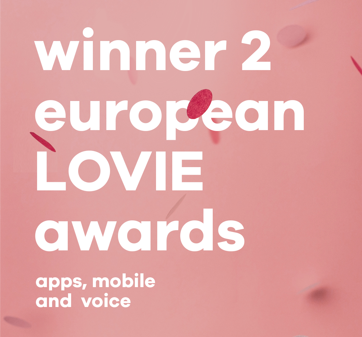 qlinker winner 2 LOVIE Awards (Silver + People's Choice) 2020 for best app | mobile | voice